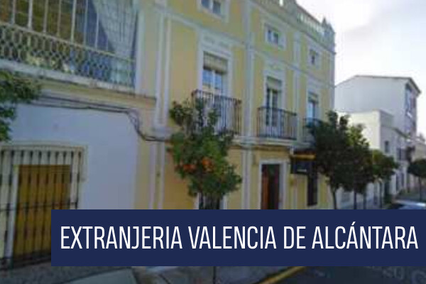 Extranjería en Valencia de Alcántara